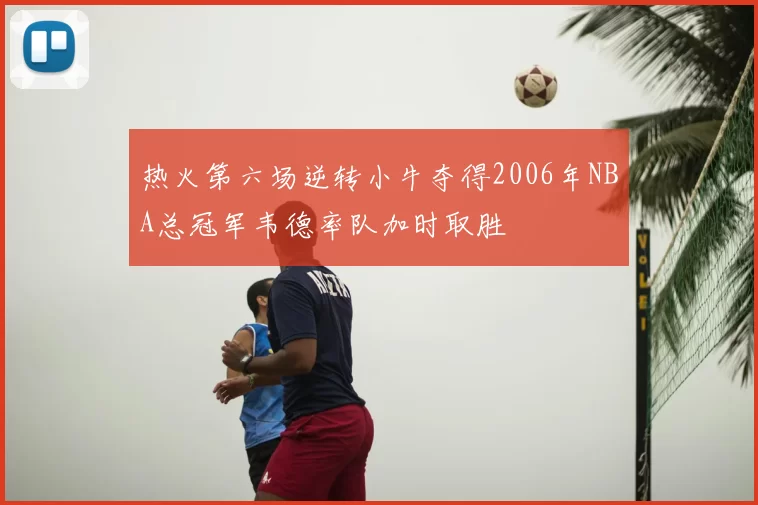 热火第六场逆转小牛夺得2006年NBA总冠军韦德率队加时取胜