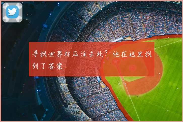 寻找世界杯压注去处？他在这里找到了答案
